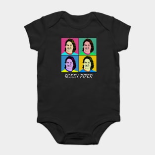 roddy piper 80s Pop Art Style Baby Bodysuit